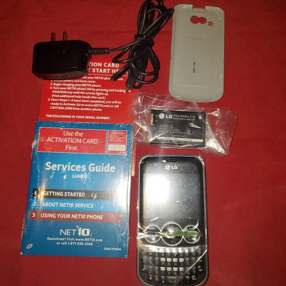 NEW NET10 RECONDITIONED DIGITAL NTLG900GR CELLPHONE PHONE 900G - Picture 1 of 3